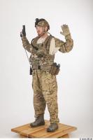 Soldier in American Army Military Uniform 0113